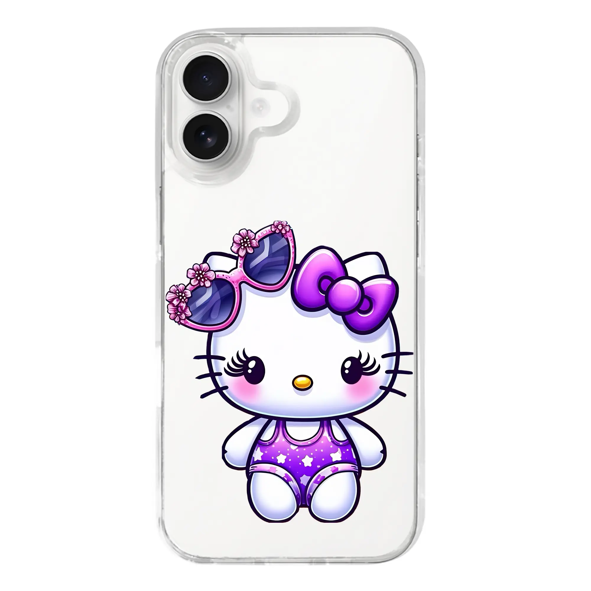 サンリオ グッズ,ハローキティ - iPhone 17シリーズ 透明スマホケース – 薄型・耐衝撃・精密フィット保護カバー